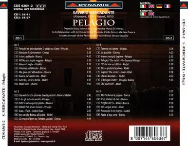 Mariano Rivas, Orchestra Internazionale d’Italia - Saverio Mercadante: Pelagio (2010)