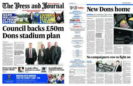 The Press and Journal Aberdeenshire – January 30, 2018