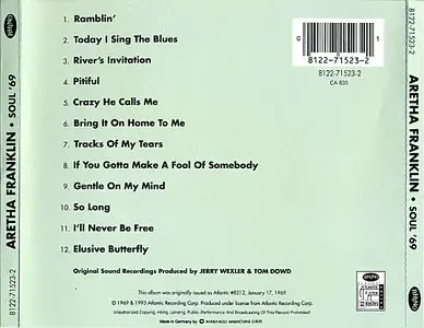 Aretha Franklin - Soul '69 (1993)
