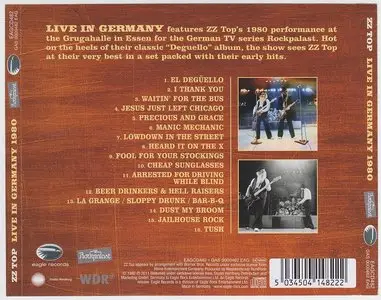 ZZ Top - Live In Germany 1980 (2011) RE-UP