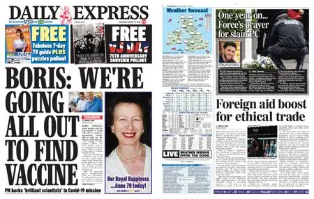 Daily Express – August 15, 2020