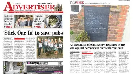 The Herts Advertiser – March 19, 2020