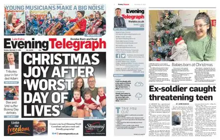 Evening Telegraph Late Edition – December 27, 2021