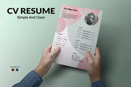CV Resume Gradient