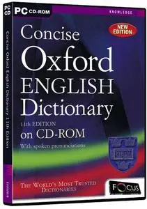 Portable Concise Oxford English Dictionary 11th Edition