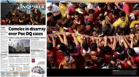 Philippine Daily Inquirer – January 10, 2016