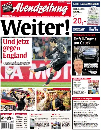 Abendzeitung München vom 24. Juni 2010