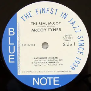 McCoy Tyner - The Real McCoy (Blue Note US DMM re-issue) LP rip in 24 Bit/ 96 Khz + Redbook