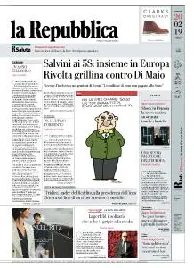 la Repubblica - 20 Febbraio 2019