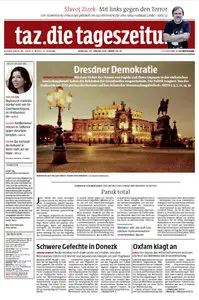 Tageszeitung TAZ vom 20 Januar 2015