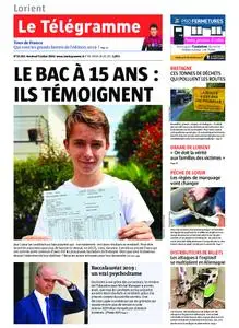 Le Télégramme Lorient – 05 juillet 2019
