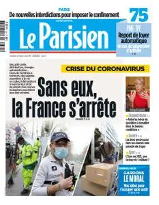 Le Parisien du Samedi 21 Mars 2020