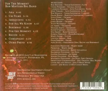 Bob Mintzer Big Band - For The Moment (2012) {MCG}