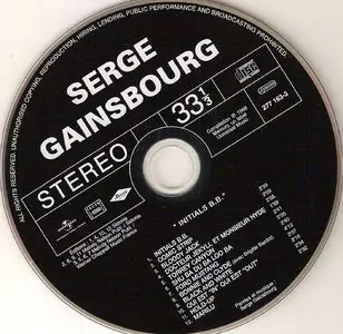 Serge Gainsbourg - Initials B.B. (1968) {Mercury Records - Vinyl Replica Reissue 2011 Set, CD 6of12}