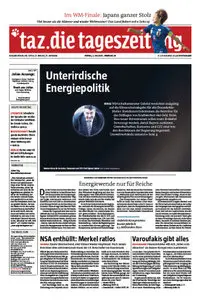 Tageszeitung TAZ vom 03 Juli 2015