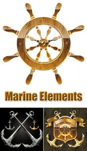 Marine Elements Vector