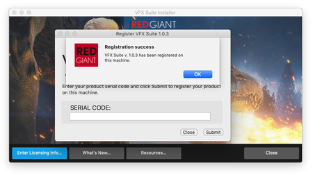 Red Giant VFX Suite 1.0.3 macOS