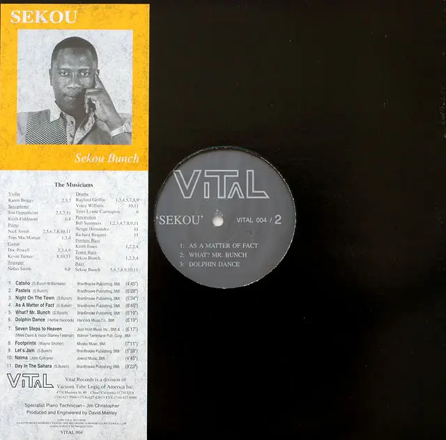 Sekou Bunch - Sekou (1991) 24-Bit/96-kHz Vinyl Rip