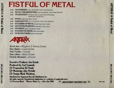 Anthrax - Fistful Of Metal (1984)