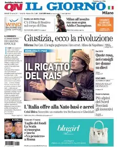 IL GIORNO DEL 09 10 MARZO 2011
