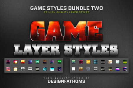 CreativeMarket - 64 Game Layer Styles Bundle