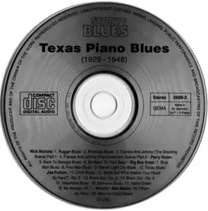 VA - Texas Piano Blues 1929-1948 (1991) [Story Of Blues Series]