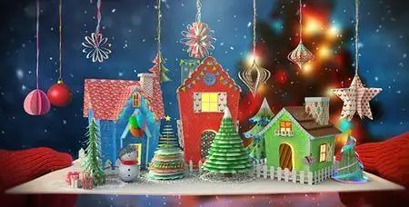 Christmas Paper Card - Project for After Effects (VideoHive)