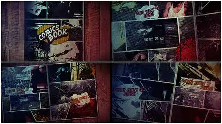 Comics Book - Project for After Effects (VideoHive)