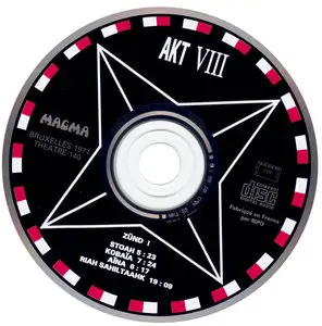 Magma - Concert 1971 Bruxelles - Théâtre 140 - Akt VIII (1996)