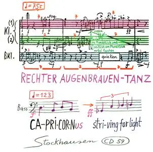 Karlheinz Stockhausen - Rechter Augenbrauentanz & Capricorn (2004) {Stockhausen-Verlag No. 59}