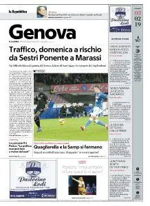la Repubblica Genova - 3 Febbraio 2019