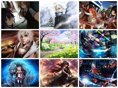 50 Beautiful Anime FullHD Wallpapers Mix