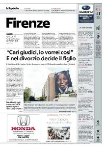 la Repubblica Firenze - 7 Novembre 2018