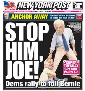 New York Post - March 3, 2020