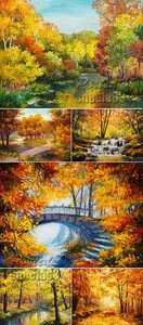 Stock Photo - Watercolor Autumn