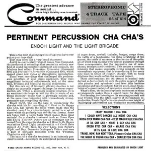 Enoch Light – Pertinent Percussion chacha's (1960) -repost