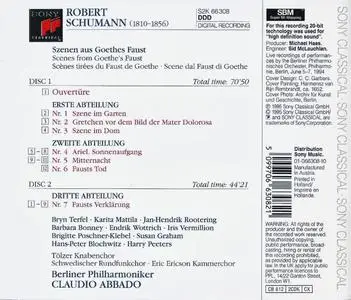 Claudio Abbado - Schumann: Scenes from Goethe's Faust (1995)
