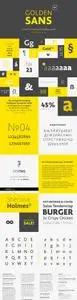 Golden Sans font family