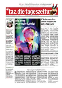 Tageszeitung TAZ vom 15 September 2011