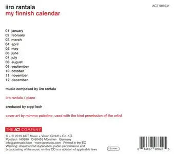 Iiro Rantala - My Finnish Calendar (2019)