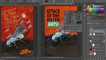 Lynda - Photoshop for Designers: Working with Illustrator