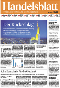 Handelsblatt vom Mittwoch, 11. März 2015