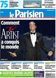Le Parisien + Cahier Paris du Mardi 28 Février 2012