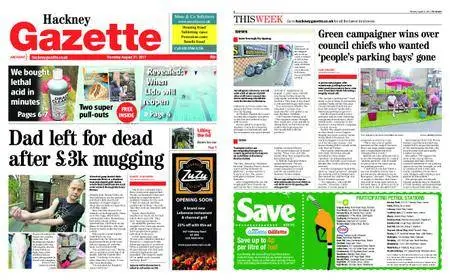 Hackney Gazette – August 31, 2017