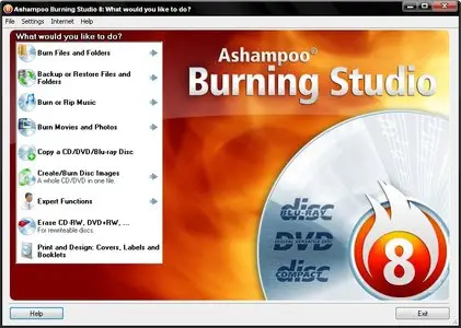 Portable Ashampoo Burning Studio v9.04 Multilanguage