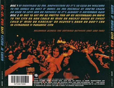 Guns N' Roses - Live: Era '87-'93 (1999)