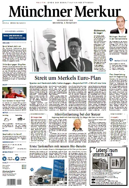 Münchner Merkur vom 3. Februar 2011