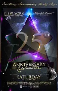 GraphicRiver - Birthday Anniversary Party Flyer