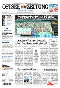 Ostsee Zeitung Wismar - 23. August 2018