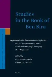 Studies in the Book of Ben Sira: Papers of the Third International Conference on the Deuterocanonical Books, Shime'on Centre, P